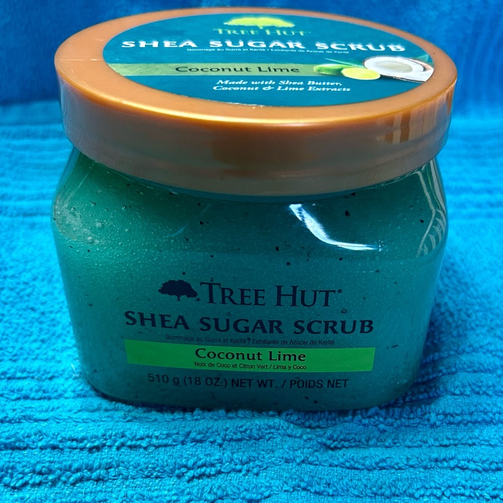 Tree Hut Coconut Lime Shea Sugar Scrub - Green